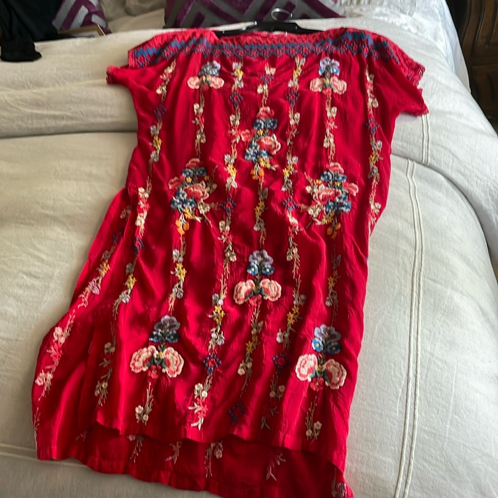 Johnny Was Tunic with Embroidery